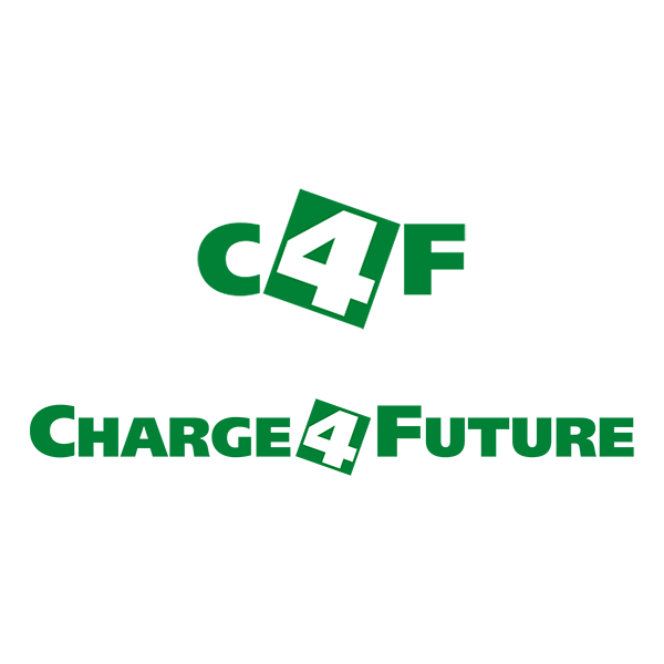 C4F Charge4Future - Logotype - Grönkvist Media utformar logotyper för företag och föreningar